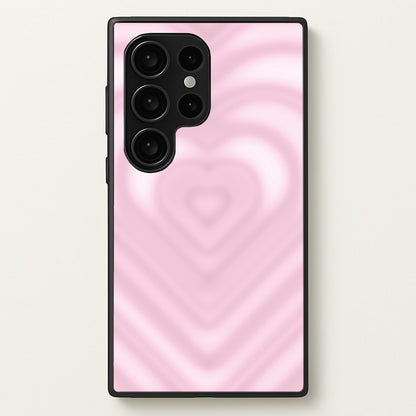 Drippy Love Heart Pink  - Clean Girl Aesthetic Phone Case for Galaxy S24 Ultra