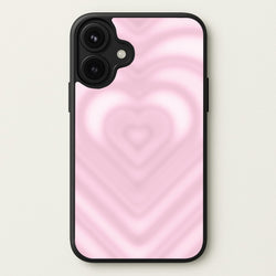 Drippy Love Heart Pink Phone Case for iPhone 17
