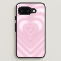 Drippy Love Heart Pink  - Clean Girl Aesthetic Phone Case for Google Pixel 9a