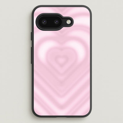 Drippy Love Heart Pink  - Clean Girl Aesthetic Phone Case for Google Pixel 9a
