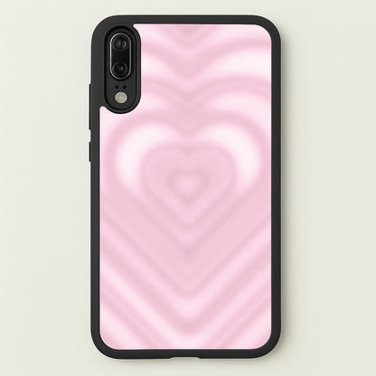 Drippy Love Heart Pink  - Clean Girl Aesthetic Phone Case for Huawei P20