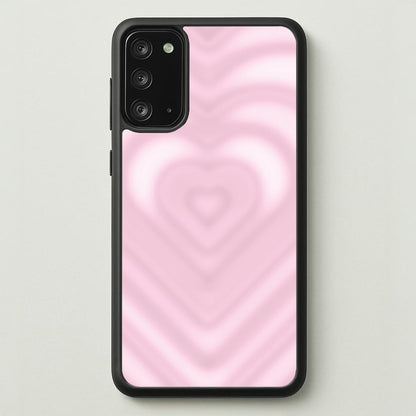 Drippy Love Heart Pink  - Clean Girl Aesthetic Phone Case for Galaxy Note 20