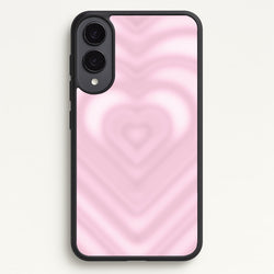 Drippy Love Heart Pink  - Clean Girl Aesthetic Phone Case for Galaxy S25 Edge