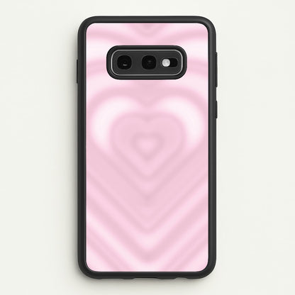 Drippy Love Heart Pink  - Clean Girl Aesthetic Phone Case for Galaxy S10e