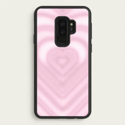 Drippy Love Heart Pink  - Clean Girl Aesthetic Phone Case for Galaxy S9 Plus