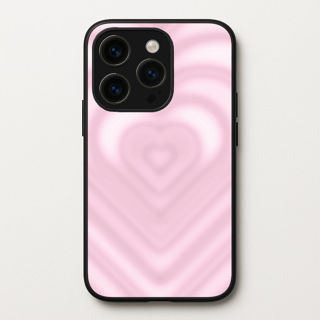 Drippy Love Heart Pink  - Clean Girl Aesthetic Phone Case for iPhone 15 Pro Max