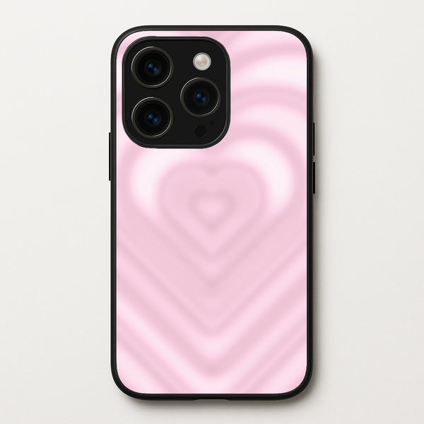 Drippy Love Heart Pink  - Clean Girl Aesthetic Phone Case for iPhone 15 Pro Max
