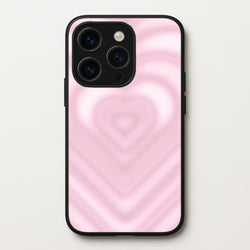 Drippy Love Heart Pink  - Clean Girl Aesthetic Phone Case for iPhone 14 Pro
