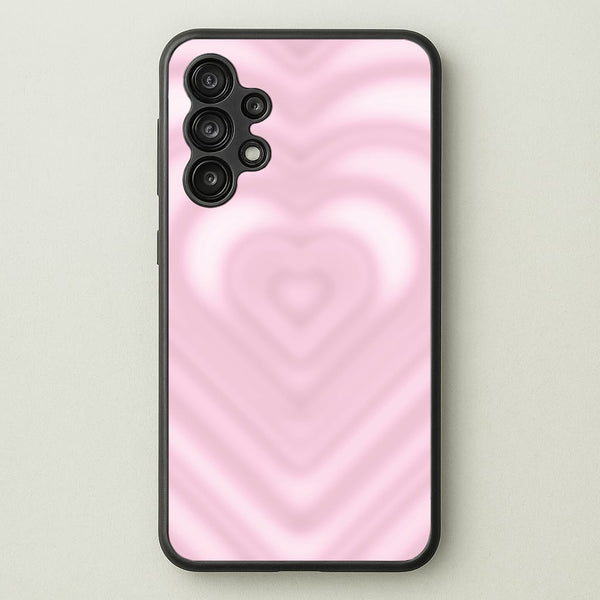 Drippy Love Heart Pink  - Clean Girl Aesthetic Phone Case for Galaxy A13