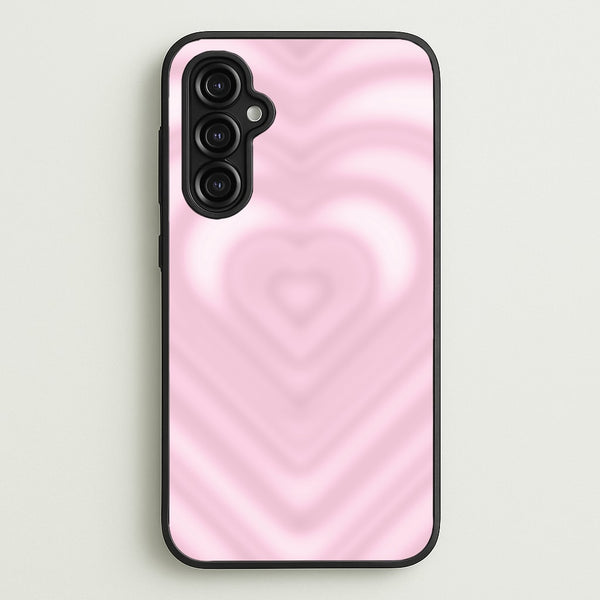 Drippy Love Heart Pink  - Clean Girl Aesthetic Phone Case for Galaxy A14