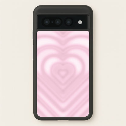 Drippy Love Heart Pink  - Clean Girl Aesthetic Phone Case for Google Pixel 7 Pro