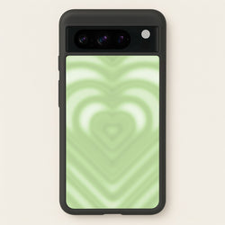 Drippy Love Heart Green  - Clean Girl Aesthetic Phone Case for Google Pixel 8 Pro