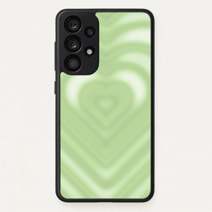 Drippy Love Heart Green  - Clean Girl Aesthetic Phone Case for Galaxy A33