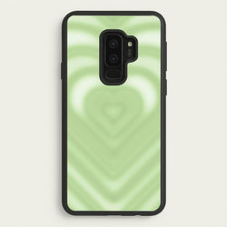 Drippy Love Heart Green  - Clean Girl Aesthetic Phone Case for Galaxy S9 Plus