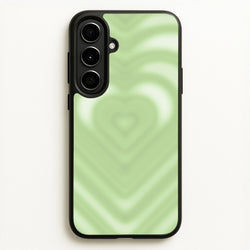 Drippy Love Heart Green  - Clean Girl Aesthetic Phone Case for Galaxy A56