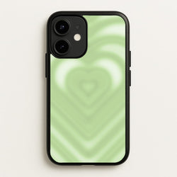 Drippy Love Heart Green  - Clean Girl Aesthetic Phone Case for iPhone 12 Mini