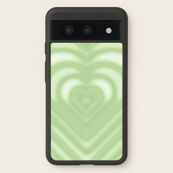 Drippy Love Heart Green  - Clean Girl Aesthetic Phone Case for Google Pixel 8a