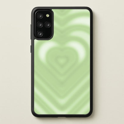 Drippy Love Heart Green  - Clean Girl Aesthetic Phone Case for Galaxy S20 Plus