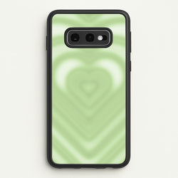 Drippy Love Heart Green  - Clean Girl Aesthetic Phone Case for Galaxy S10e