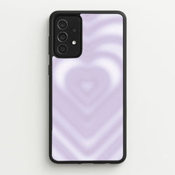 Drippy Love Heart Purple  - Clean Girl Aesthetic Phone Case for Galaxy A52 / A52s