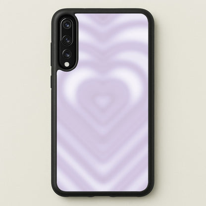 Drippy Love Heart Purple  - Clean Girl Aesthetic Phone Case for Huawei P20 Pro