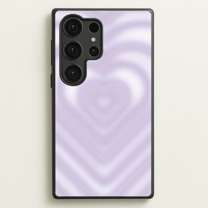 Drippy Love Heart Purple  - Clean Girl Aesthetic Phone Case for Galaxy S25 Ultra