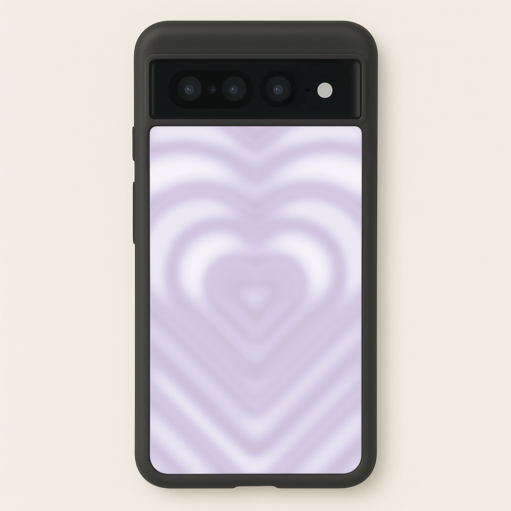 Drippy Love Heart Purple  - Clean Girl Aesthetic Phone Case for Google Pixel 7 Pro