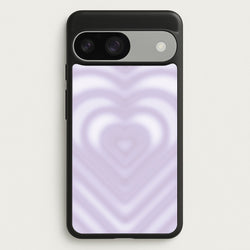 Drippy Love Heart Purple  - Clean Girl Aesthetic Phone Case for Google Pixel 9 / 9 Pro
