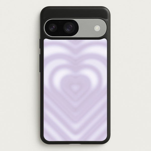 Drippy Love Heart Purple  - Clean Girl Aesthetic Phone Case for Google Pixel 9 / 9 Pro