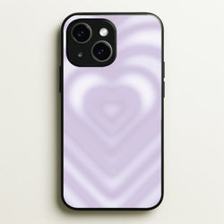 Drippy Love Heart Purple  - Clean Girl Aesthetic Phone Case for iPhone 15 Plus