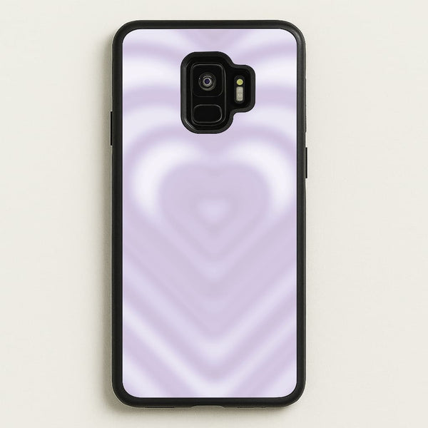Drippy Love Heart Purple  - Clean Girl Aesthetic Phone Case for Galaxy S9