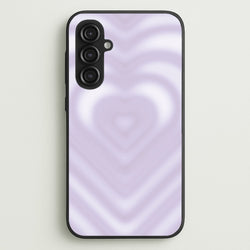 Drippy Love Heart Purple  - Clean Girl Aesthetic Phone Case for Galaxy S23FE