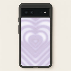 Drippy Love Heart Purple  - Clean Girl Aesthetic Phone Case for Google Pixel 7