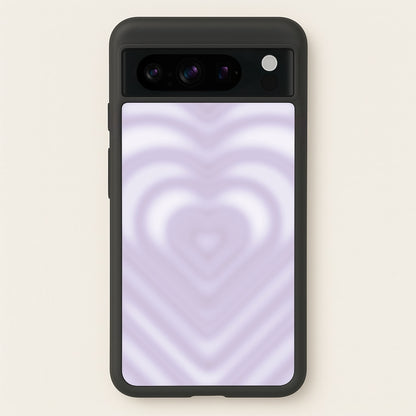 Drippy Love Heart Purple  - Clean Girl Aesthetic Phone Case for Google Pixel 8 Pro