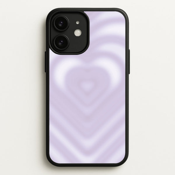 Drippy Love Heart Purple  - Clean Girl Aesthetic Phone Case for iPhone 11