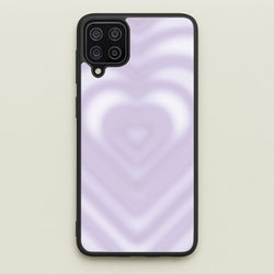 Drippy Love Heart Purple  - Clean Girl Aesthetic Phone Case for Galaxy A12