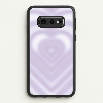 Drippy Love Heart Purple  - Clean Girl Aesthetic Phone Case for Galaxy S10e