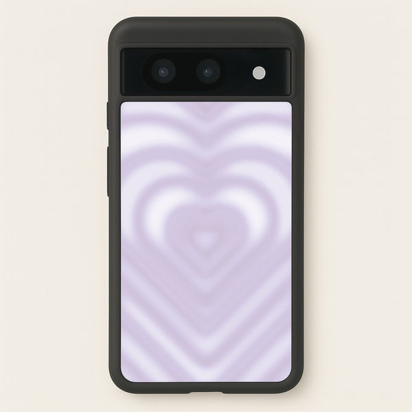 Drippy Love Heart Purple  - Clean Girl Aesthetic Phone Case for Google Pixel 8a