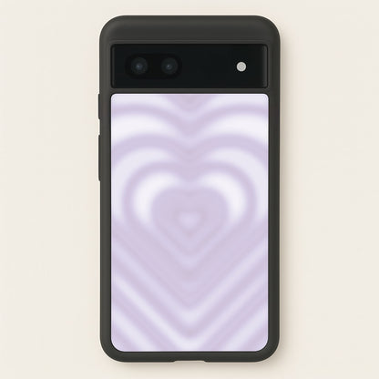 Drippy Love Heart Purple  - Clean Girl Aesthetic Phone Case for Google Pixel 7a
