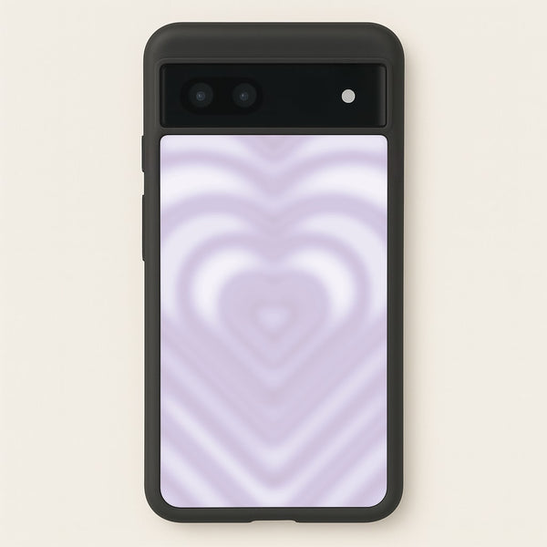 Drippy Love Heart Purple  - Clean Girl Aesthetic Phone Case for Google Pixel 7a