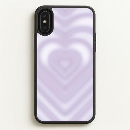 Drippy Love Heart Purple  - Clean Girl Aesthetic Phone Case for iPhone XS Max