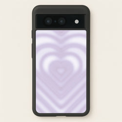 Drippy Love Heart Purple  - Clean Girl Aesthetic Phone Case for Google Pixel 8
