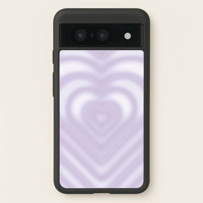 Drippy Love Heart Purple  - Clean Girl Aesthetic Phone Case for Google Pixel 8