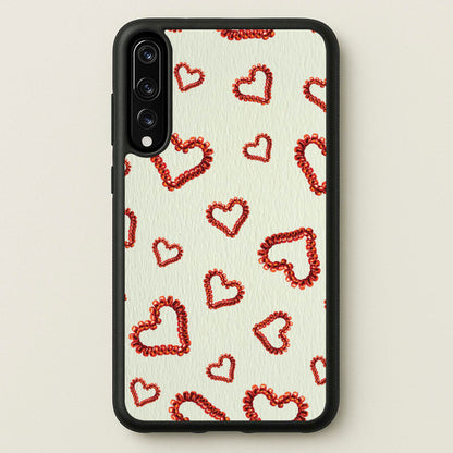 Elastic Hearts Pattern  - Clean Girl Aesthetic Phone Case for Huawei P20 Pro