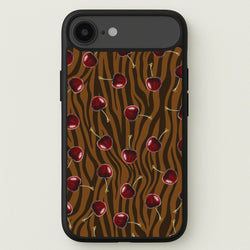 Animal Print With Cherries Pattern Phone Case for iPhone 17 Air