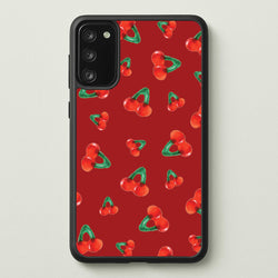 Gummy Cherries Pattern  - Clean Girl Aesthetic Phone Case for Galaxy A41