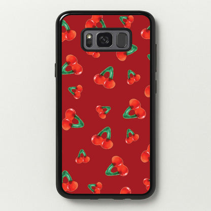 Gummy Cherries Pattern  - Clean Girl Aesthetic Phone Case for Galaxy S8 Plus