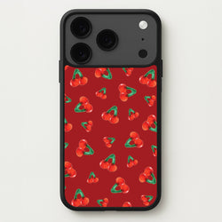 Gummy Cherries Pattern Phone Case for iPhone 17 Pro