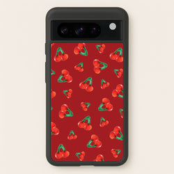 Gummy Cherries Pattern  - Clean Girl Aesthetic Phone Case for Google Pixel 8 Pro