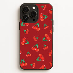 Gummy Cherries Pattern  - Clean Girl Aesthetic Phone Case for iPhone 12 Pro Max